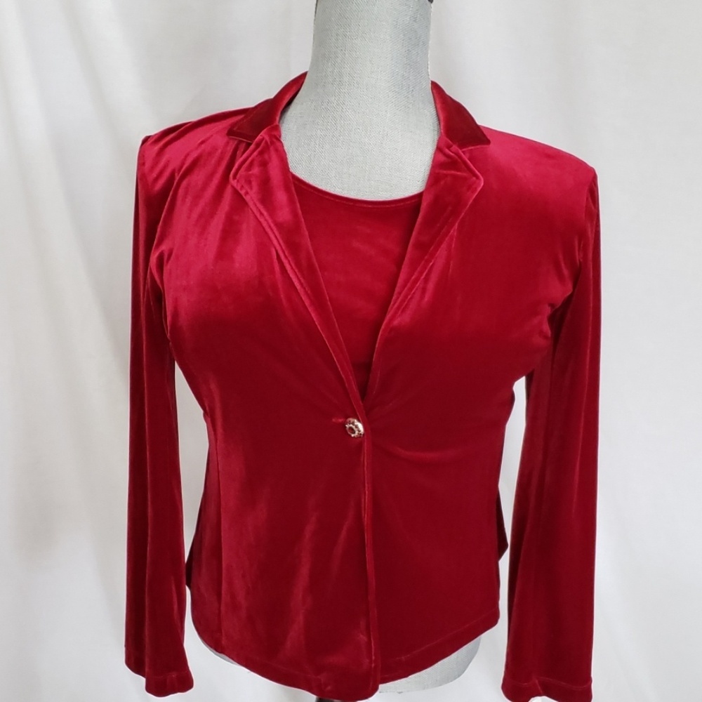 NOTATIONS 2-fer Twinset Top.